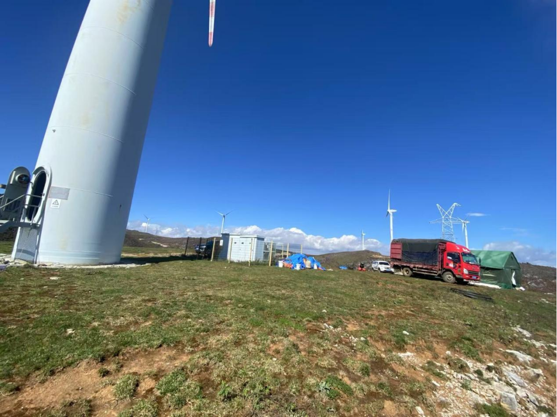 文山丘北縣趕馬路風(fēng)電場風(fēng)機(jī)基礎(chǔ)防水及加固工程